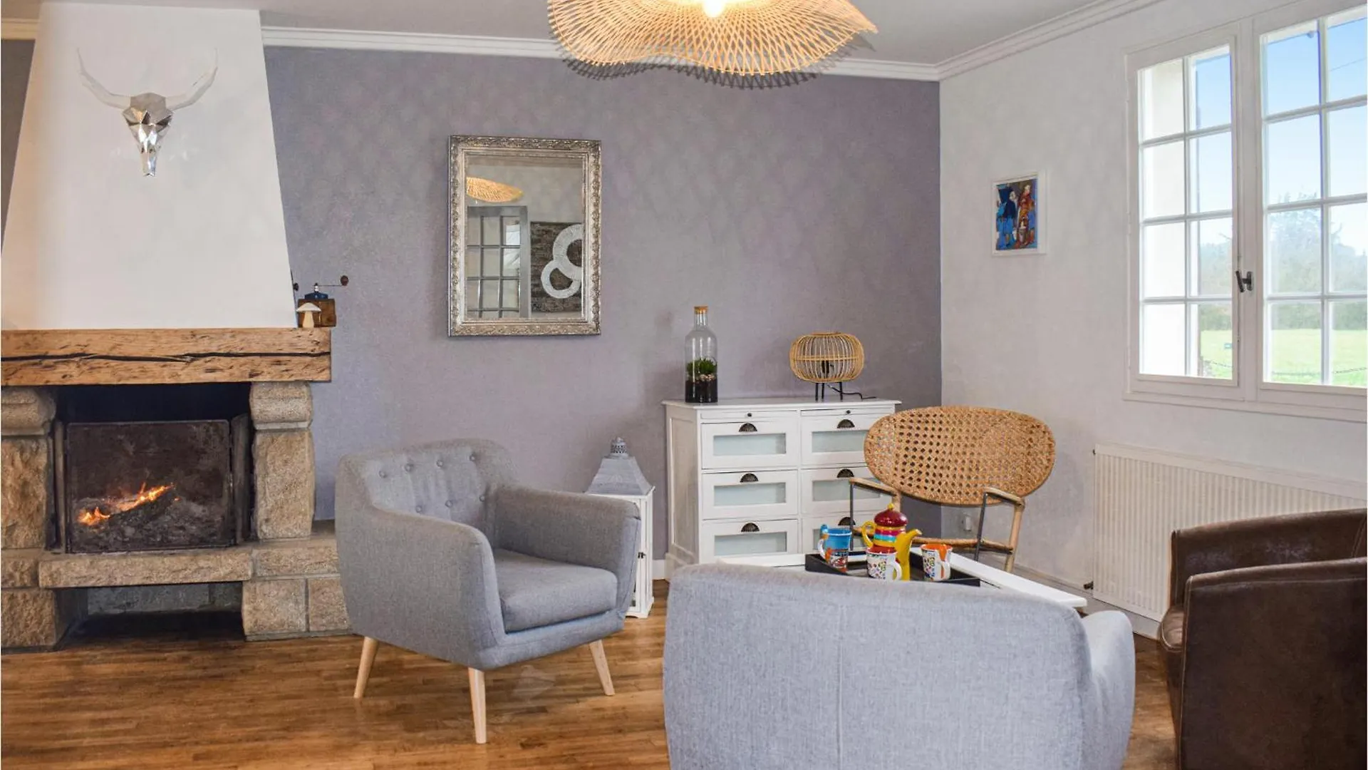 別荘 Amazing Home In Sables Dor Les Pins With Kitchen